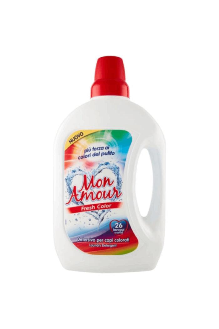 Mon Amour Color Detergent Lichid Extra Parfumat pentru Rufe Colorate Import Italia, 1560 ml