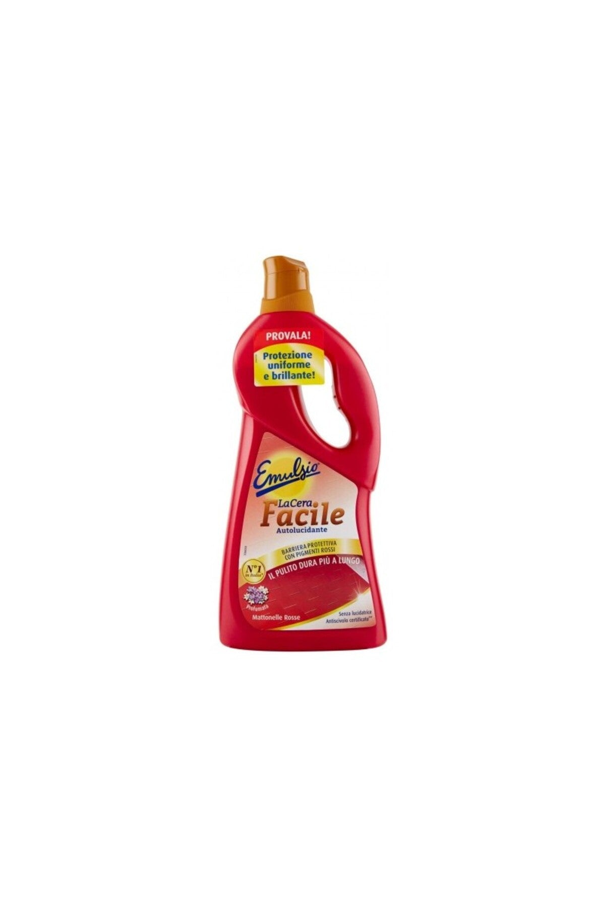 Emulsio LaCera Facile Ceară Autolustruitoare Parfumată pentru Teracotă și Pardoseli Roșii Import Italia, 725 ml
