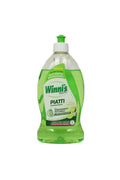 Winni's Naturel Detergent Vase de Spălat Manual Concentrat Import Italia, Lime și Flori de Măr, 480 ml