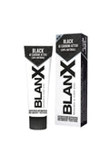 Blanx Black Charcoal Pasta de Dinti Import Italia, 75ml, cu Carbune Activ si Licheni Islandezi