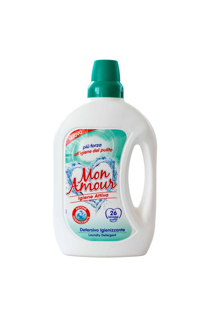 Mon Amour Igiene Attiva Detergent Lichid Igienizant pentru Rufe Import Italia, 26 Spălări, 1560 ml