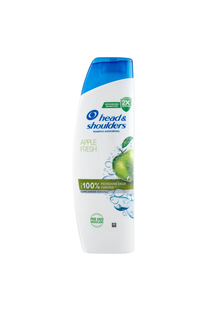 Head & Shoulders Apple Fresh Șampon Antimătreață 250 ml – Măr Verde, Prospețime și Curățare, Import Italia