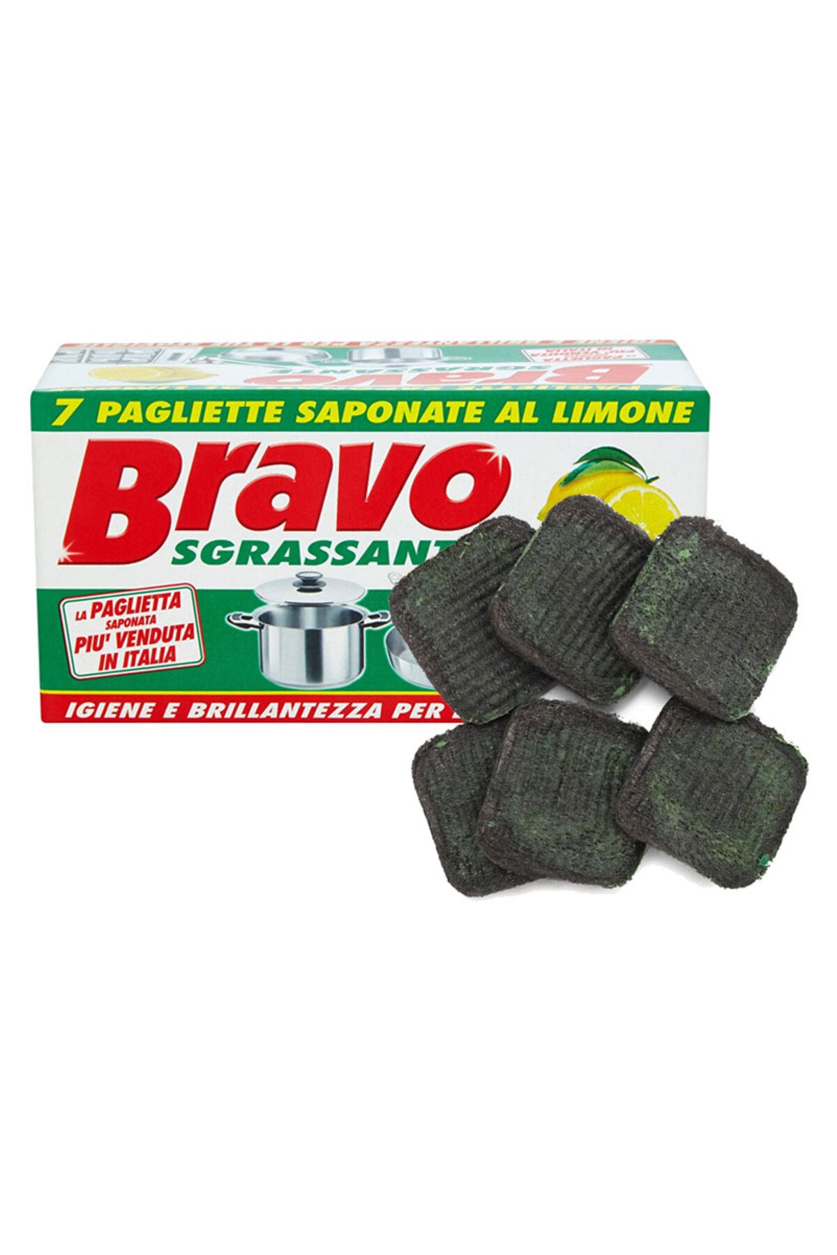 Sgrassante - Bureti Sarma cu Sapun, Lamaie, Import Italia, 7 buc