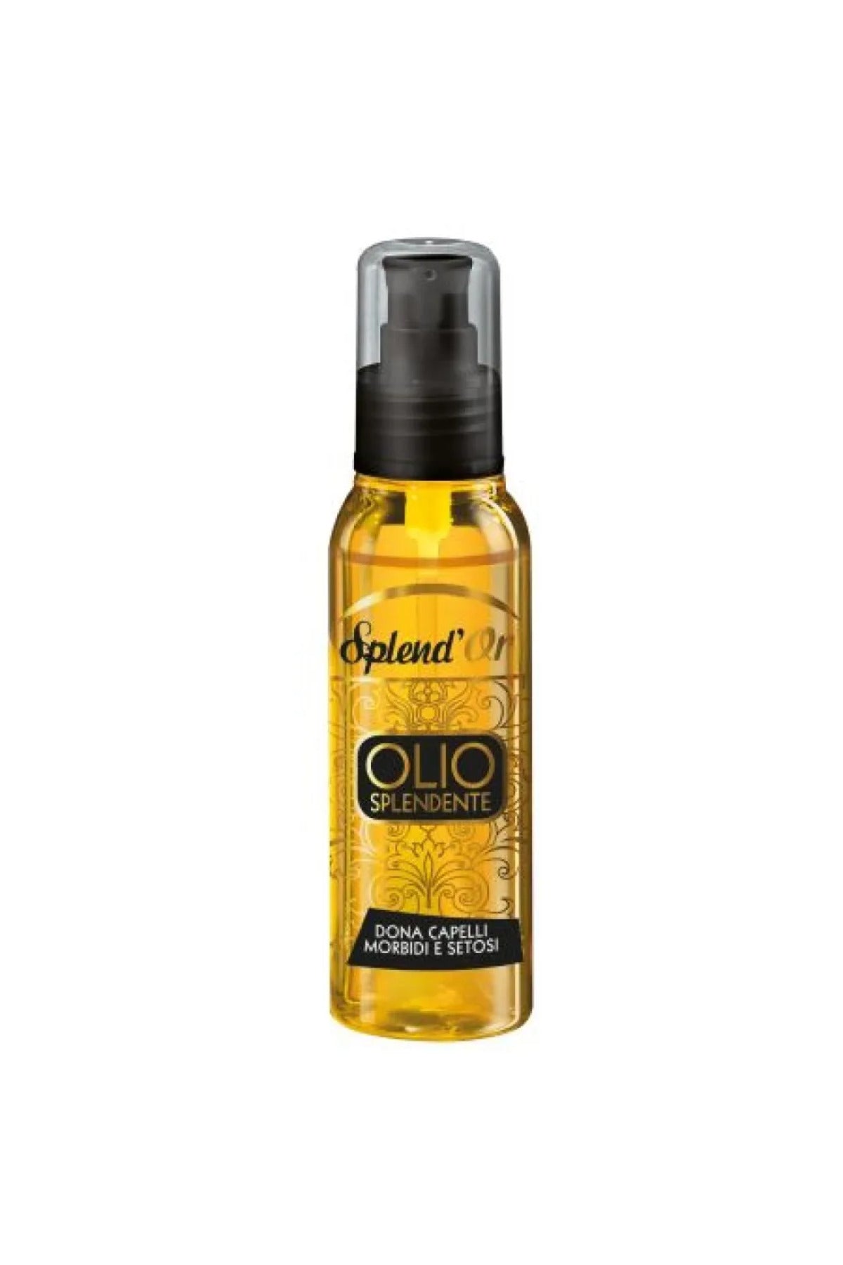 Splend'Or Olio Ulei de Păr pentru Strălucire 100 ml – Cu Uleiuri de Macadamia, Babassu, Migdale, Argan și In, Pentru Păr Moale și Mătăsos, Importat din Italia