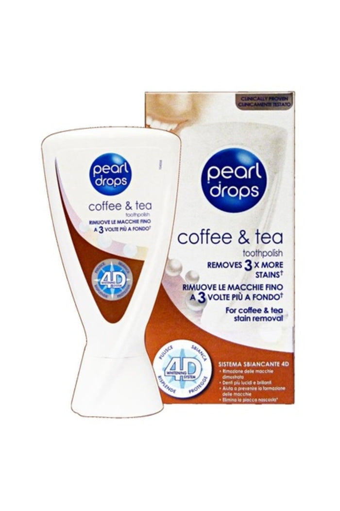 Pastă de dinți Pearl Drops Coffee & Tea 50 ml