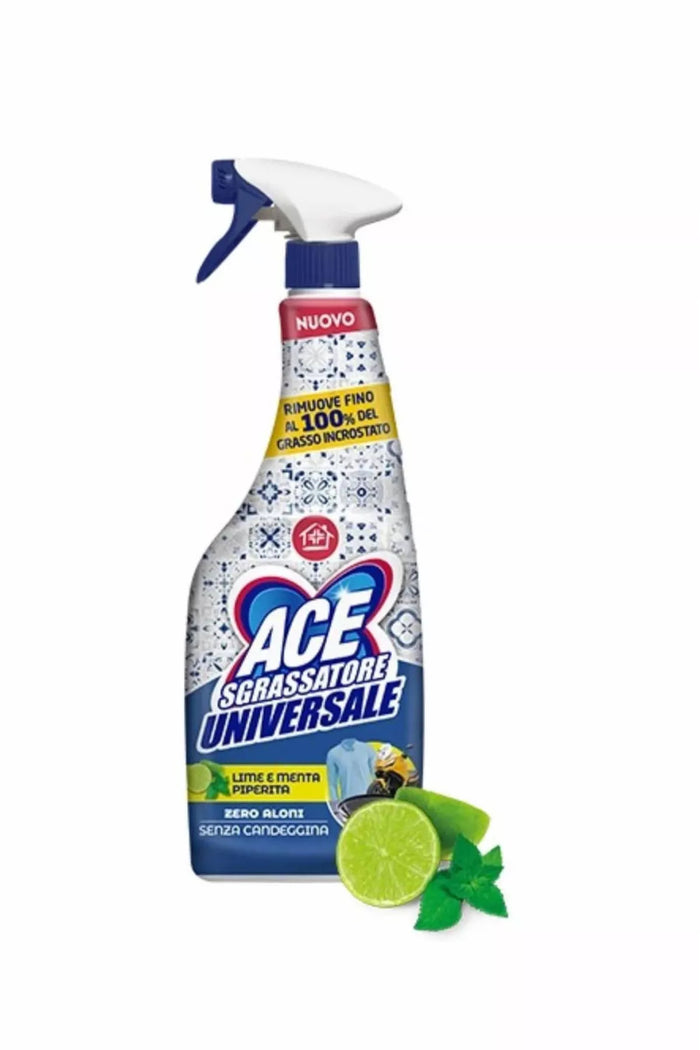 Degresant Universal Spray fără Înălbitor pentru Bucătărie și Suprafețe Import Italia, Lime și Mentă, 600 ml