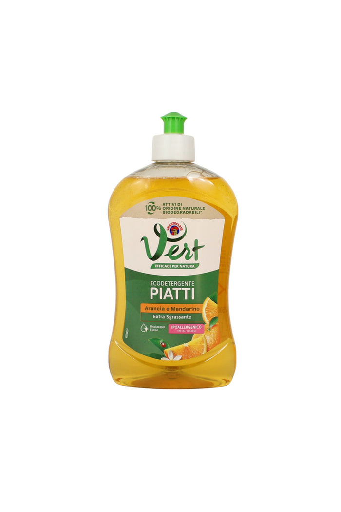 Chanteclair Vert Detergent Concentrat Vase de Spălat Manual Import Italia, Portocală și Mandarină, 500 ml