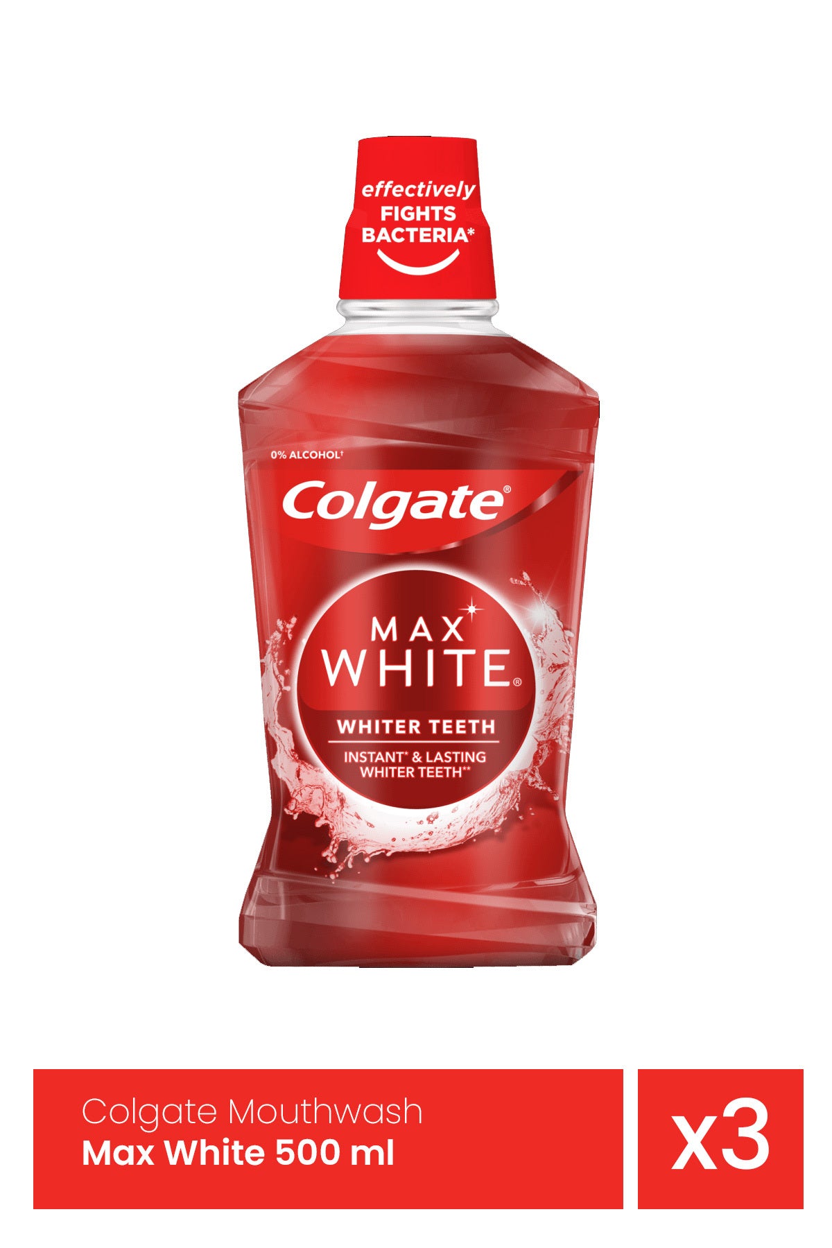 Apa de gură Colgate Max White Expert x 3 bucăți