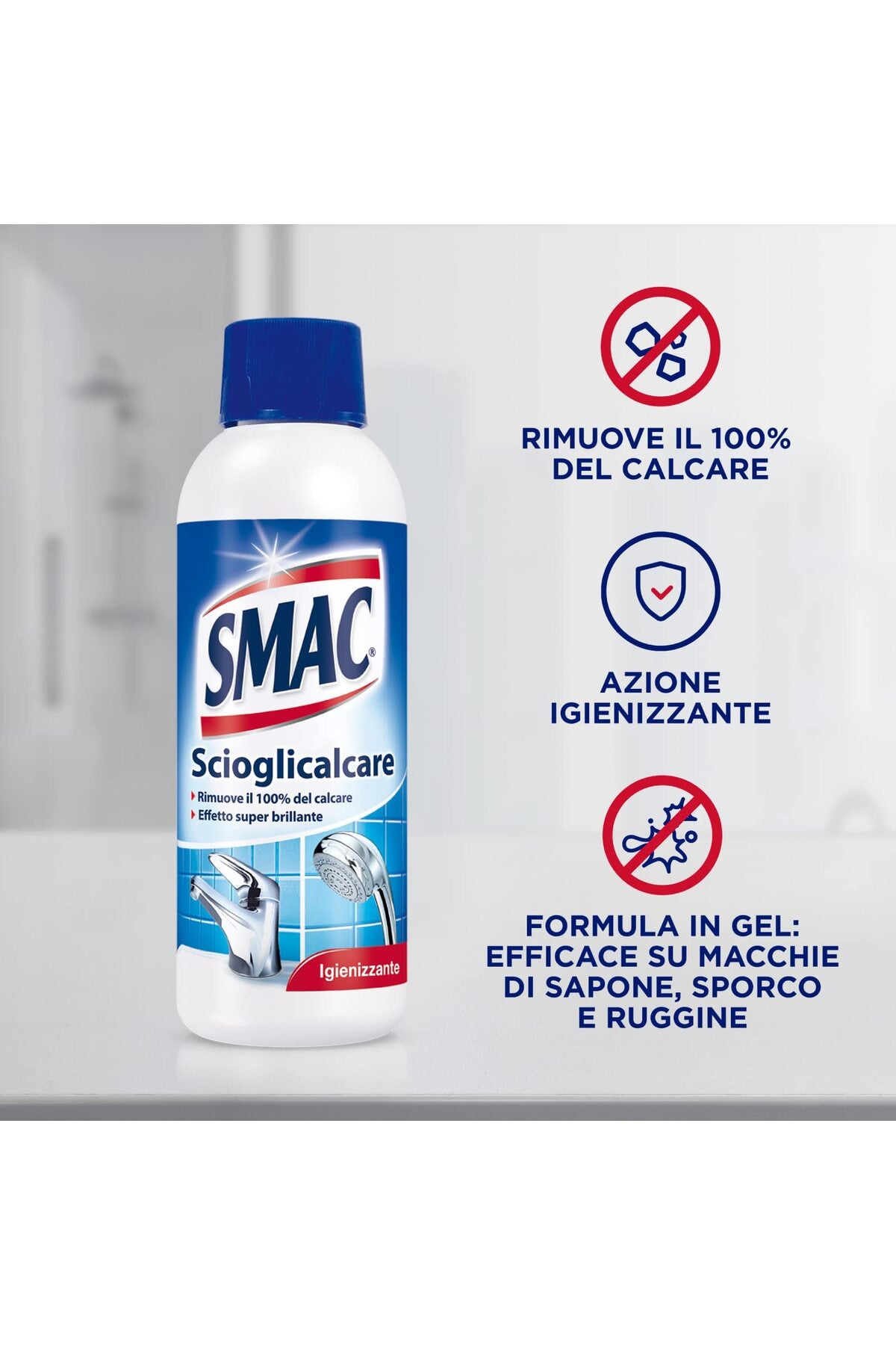 Express Detergent Spray Igienizant și Anticalcar pentru Baie cu Tehnologie Zero Urme Import Italia, 650 ml