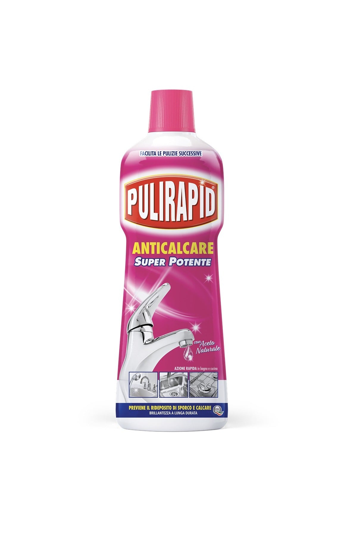 PULIRAPID, solutie anti-calcar, cu otet, 750 ml