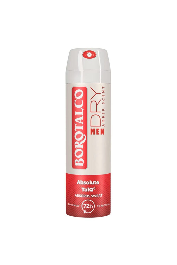 Antiperspirant Deodorant, Borotalco, 150 ml Men Dry Amber Scent