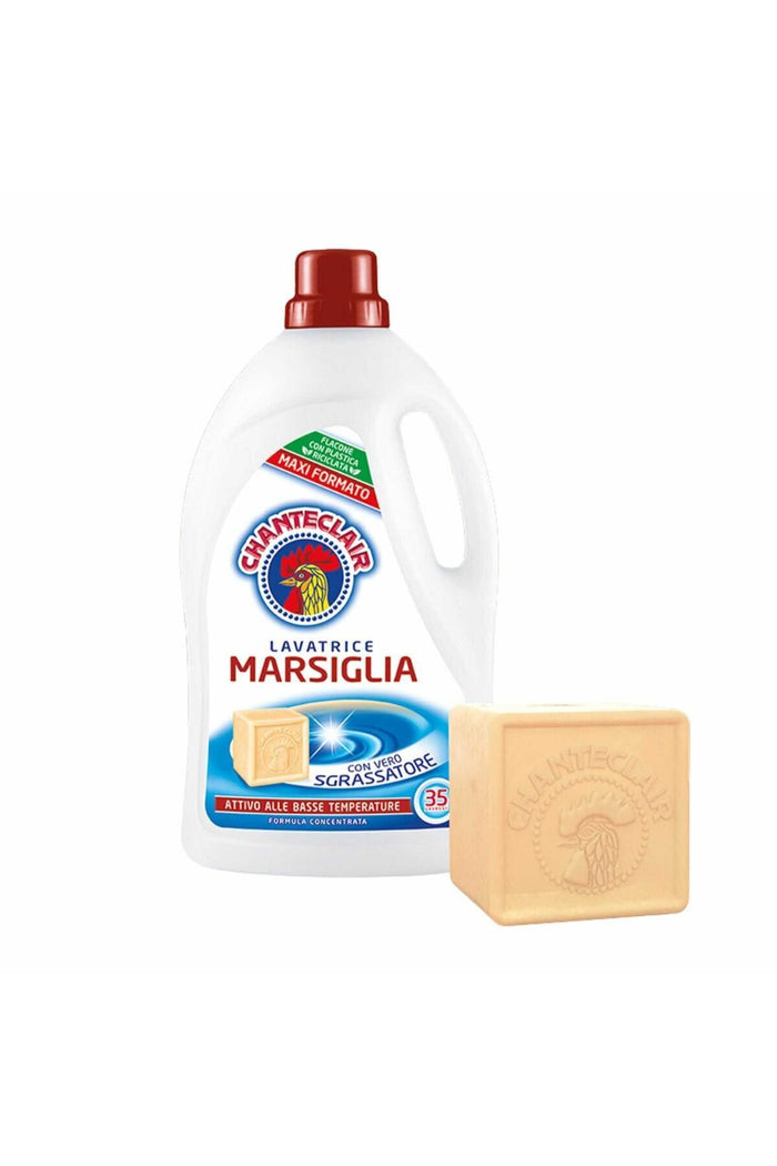Detergent lichid rufe, concentrat, Marsiglia, 35 spalari, 1750 ML, cu Degresant, ChanteClair