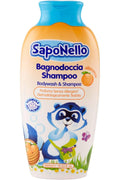 Gel de Dus si Sampon pentru Copii cu Parfum de Caise 400 ml Import Italia