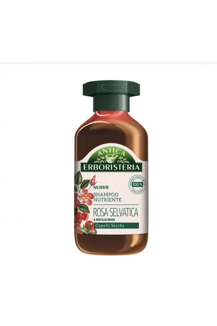 Sampon Nutritiv Antica Erboristeria Rosa Selvatica pentru Par Uscat 250 ml Import Italia