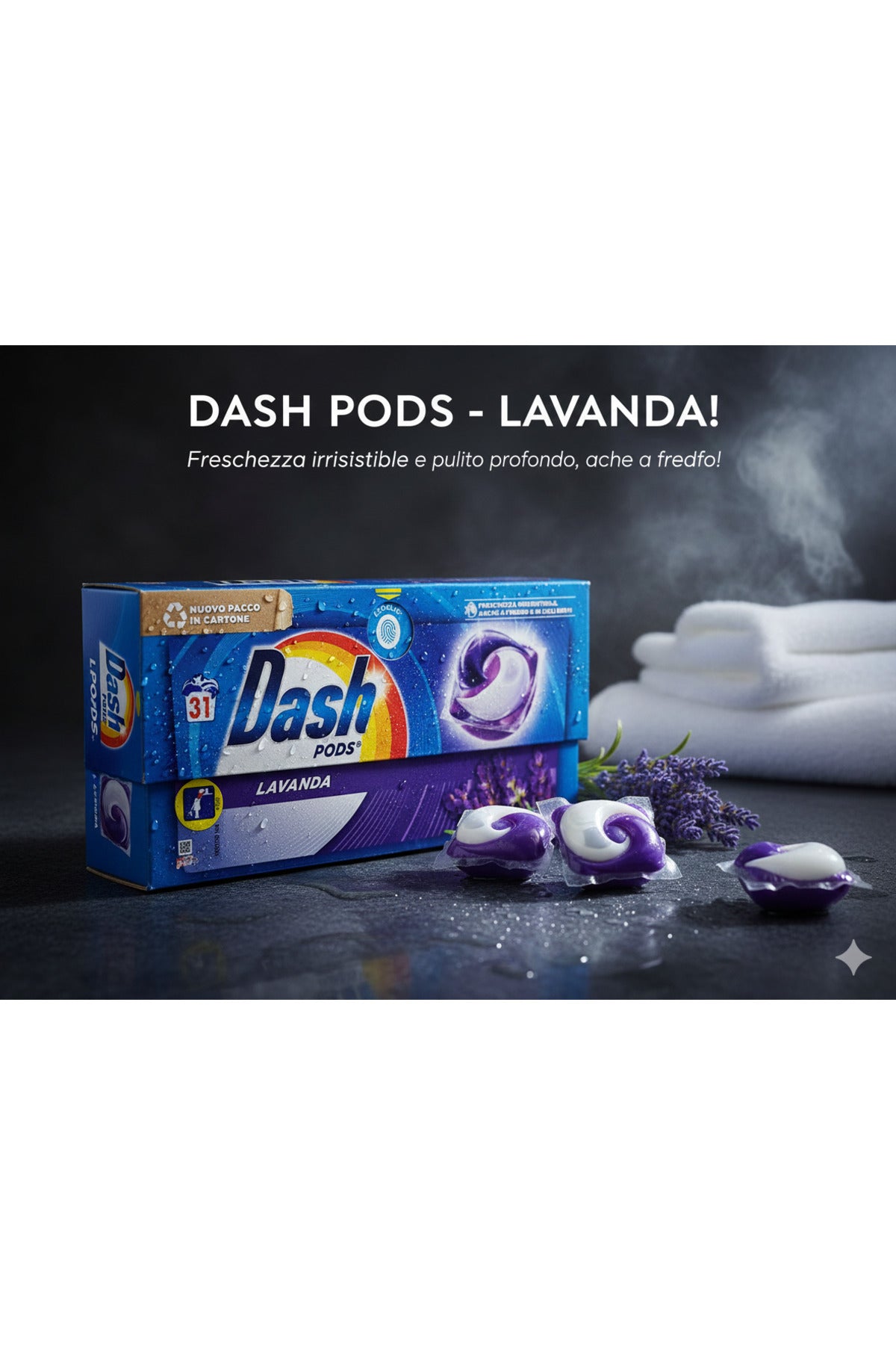 Detergent Capsule Pods Lavandă – Curățare Profundă și Prospețime de Lungă Durata