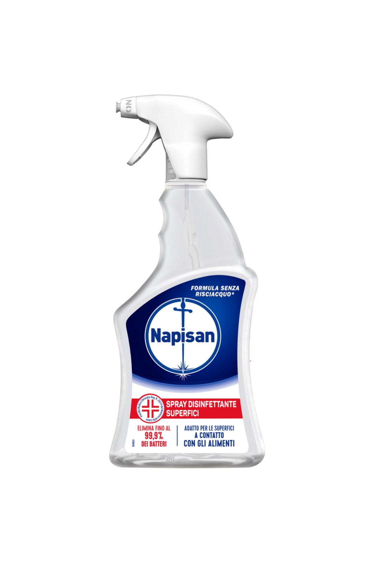 Napisan Spray Dezinfectant pentru Suprafețe fără Clătire Import Italia, Elimină 99,9% Bacterii, 740 ml