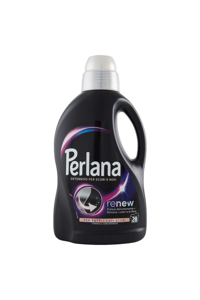 Perlana Detergent Lichid pentru Rufe Negre și Închise la Culoare cu Tehnologie , 28 Spălări, 1400 ml